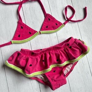 Pink and Green Watermelon Bikini Set